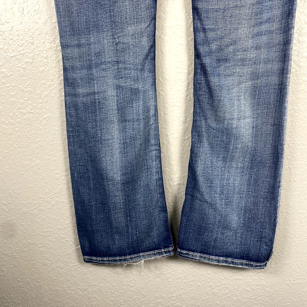 Vtg Y2K Miss Me Loose Fit Bedazzled Sequin Faded Grunge Mcbling Mid Rise Jeans - Picture 10 of 14